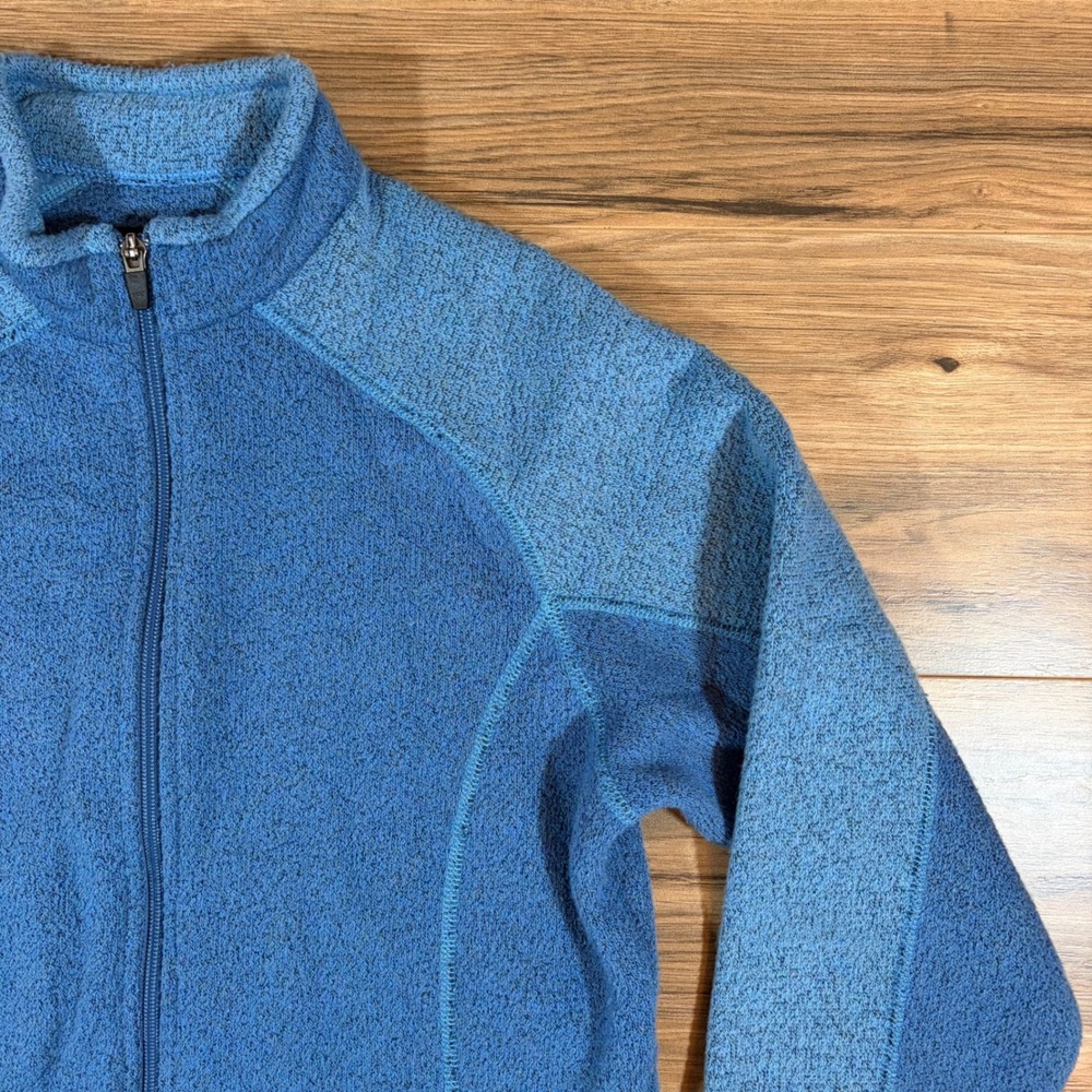 Kuhl Alfpaca Fleece Jacket Womens Medium Blue Full Zip Outdoor Midlayer Coat - Picture 6 of 14